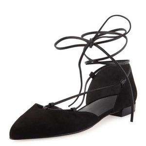 Stuart Weitzman Gilligan Lace-Up d'Orsay Flats